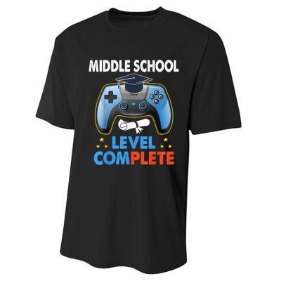 Kindergarten Level Complete Graduation Class Gamer Performance Sprint T-Shirt