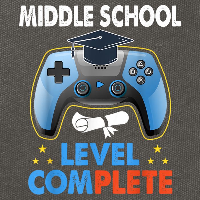 Kindergarten Level Complete Graduation Class Gamer Cotton Canvas Backpack