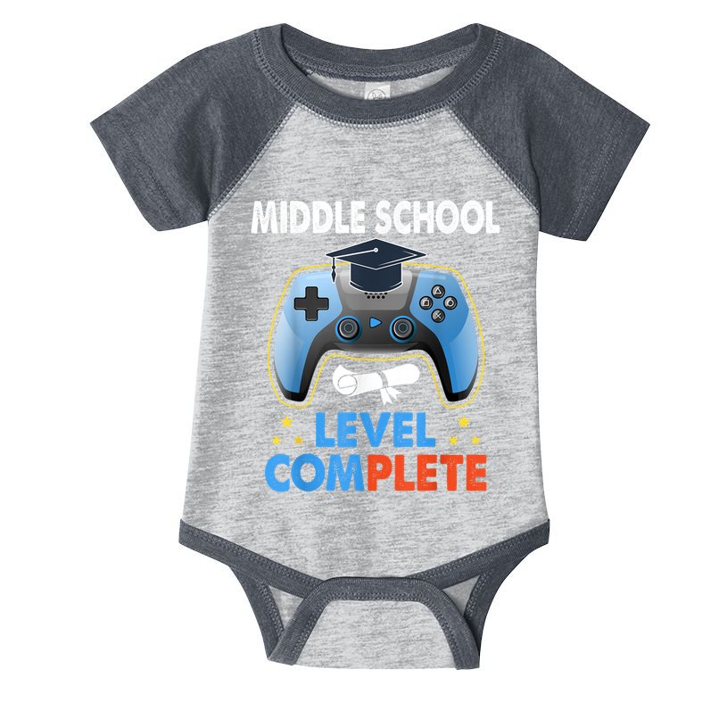Kindergarten Level Complete Graduation Class Gamer Infant Baby Jersey Bodysuit