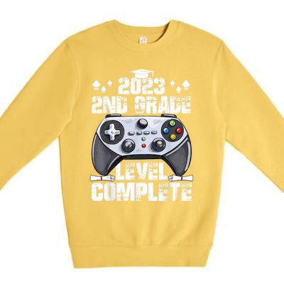 Kindergarten Level Complete Graduation Class Gamer Premium Crewneck Sweatshirt