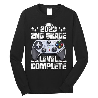 Kindergarten Level Complete Graduation Class Gamer Long Sleeve Shirt