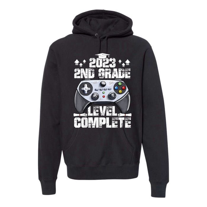 Kindergarten Level Complete Graduation Class Gamer Premium Hoodie