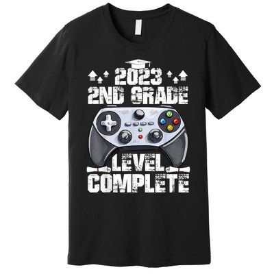 Kindergarten Level Complete Graduation Class Gamer Premium T-Shirt