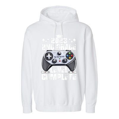 Kindergarten Level Complete Graduation Class Gamer Garment-Dyed Fleece Hoodie