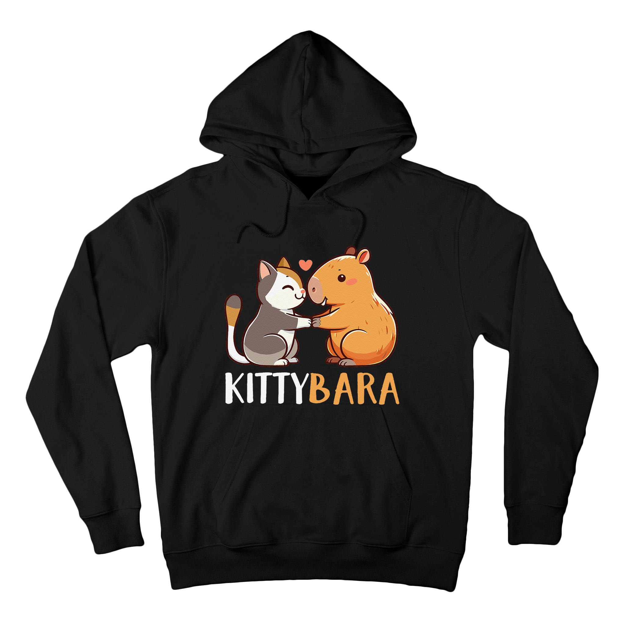 Kittybara Love Capybara Cat Tall Hoodie