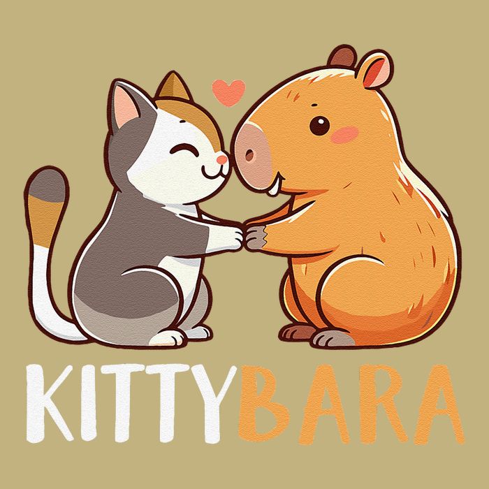 Kittybara Love Capybara Cat Performance Shirt