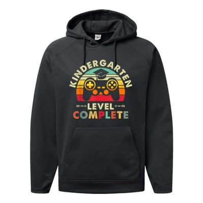 Kindergarten Level Complete Graduation Class Gamer Performance Fleece Hoodie