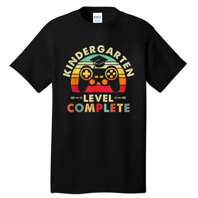 Kindergarten Level Complete Graduation Class Gamer Tall T-Shirt