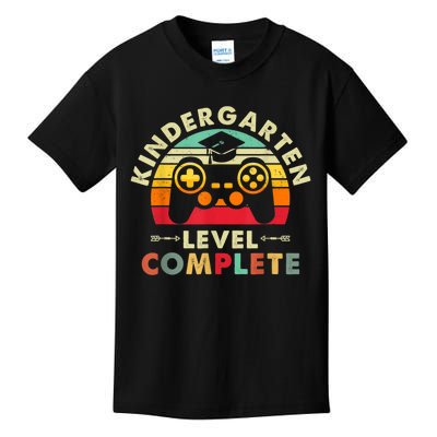 Kindergarten Level Complete Graduation Class Gamer Kids T-Shirt