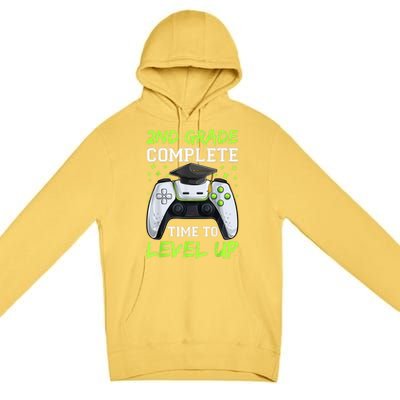 Kindergarten Level Complete Graduation Class Gamer Premium Pullover Hoodie