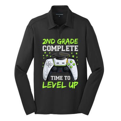 Kindergarten Level Complete Graduation Class Gamer Silk Touch Performance Long Sleeve Polo