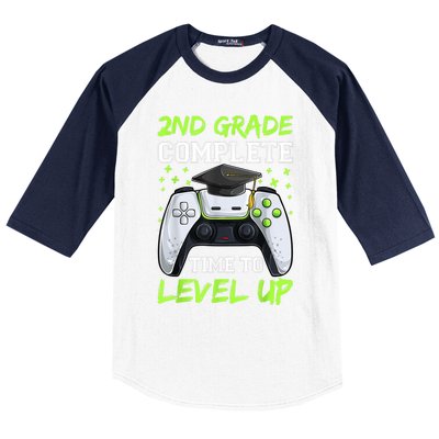 Kindergarten Level Complete Graduation Class Gamer Baseball Sleeve Shirt