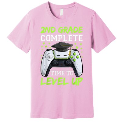 Kindergarten Level Complete Graduation Class Gamer Premium T-Shirt