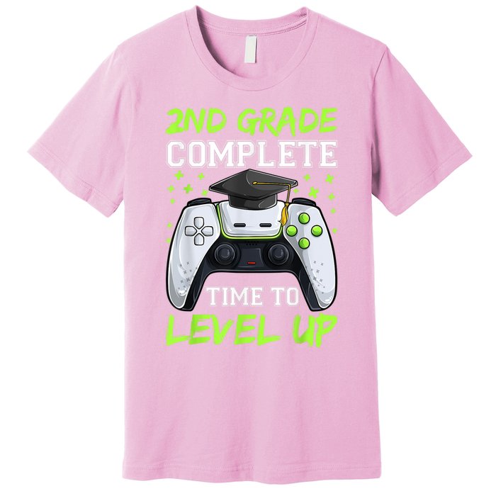 Kindergarten Level Complete Graduation Class Gamer Premium T-Shirt