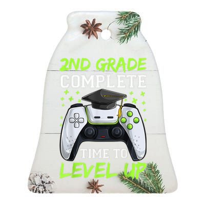 Kindergarten Level Complete Graduation Class Gamer Ceramic Bell Ornament