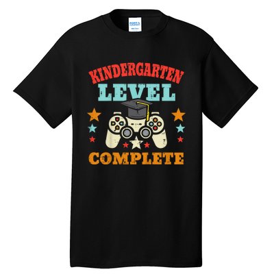 Kindergarten Level Complete Graduation Class Gamer Tall T-Shirt