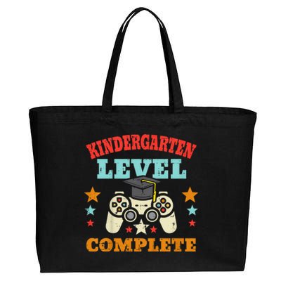 Kindergarten Level Complete Graduation Class Gamer Cotton Canvas Jumbo Tote