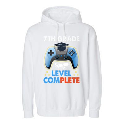 Kindergarten Level Complete Graduation Class Gamer Garment-Dyed Fleece Hoodie