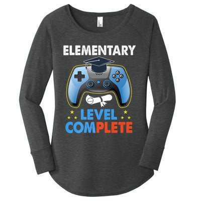 Kindergarten Level Complete Graduation Class Gamer Women's Perfect Tri Tunic Long Sleeve Shirt