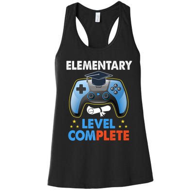 Kindergarten Level Complete Graduation Class Gamer Women's Racerback Tank