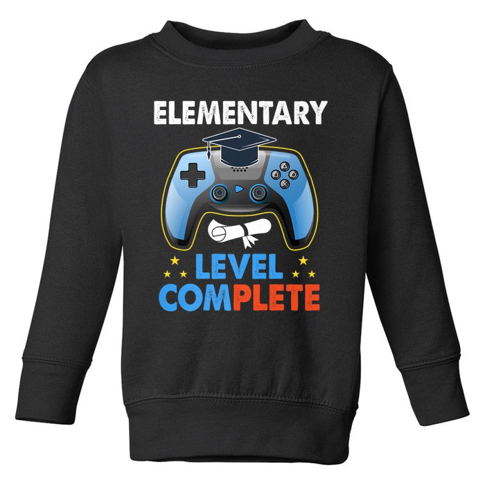 Kindergarten Level Complete Graduation Class Gamer Toddler Sweatshirt