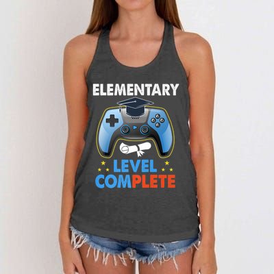 Kindergarten Level Complete Graduation Class Gamer Women's Knotted Racerback Tank