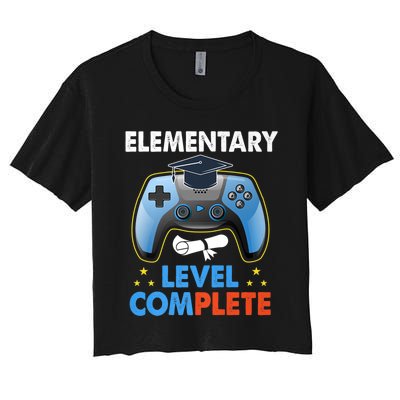 Kindergarten Level Complete Graduation Class Gamer Women's Crop Top Tee