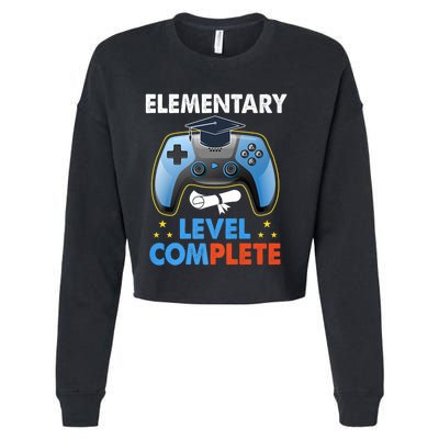 Kindergarten Level Complete Graduation Class Gamer Cropped Pullover Crew