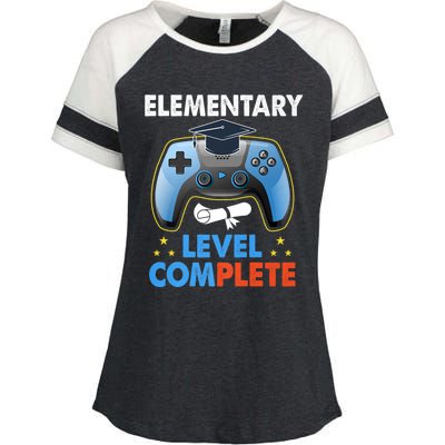 Kindergarten Level Complete Graduation Class Gamer Enza Ladies Jersey Colorblock Tee