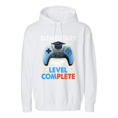 Kindergarten Level Complete Graduation Class Gamer Garment-Dyed Fleece Hoodie