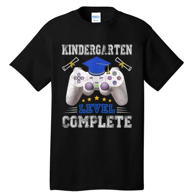 Kindergarten Level Complete Graduation Class Gamer Tall T-Shirt