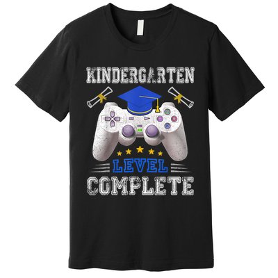 Kindergarten Level Complete Graduation Class Gamer Premium T-Shirt