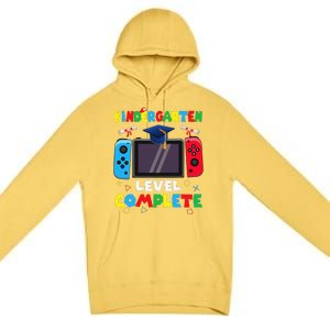 Kindergarten Level Complete Graduation Class 2024 Gamer Premium Pullover Hoodie