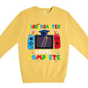 Kindergarten Level Complete Graduation Class 2024 Gamer Premium Crewneck Sweatshirt