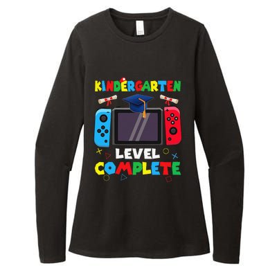 Kindergarten Level Complete Graduation Class 2024 Gamer Womens CVC Long Sleeve Shirt