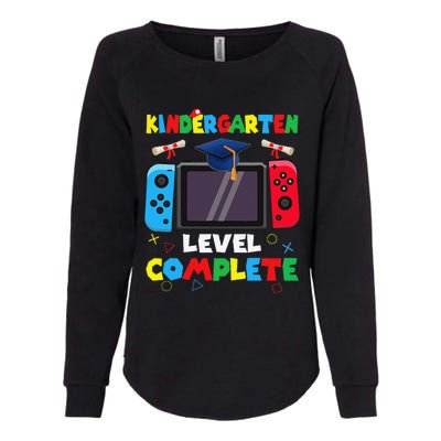 Kindergarten Level Complete Graduation Class 2024 Gamer Womens California Wash Sweatshirt