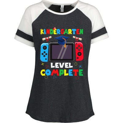 Kindergarten Level Complete Graduation Class 2024 Gamer Enza Ladies Jersey Colorblock Tee