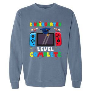 Kindergarten Level Complete Graduation Class 2024 Gamer Garment-Dyed Sweatshirt