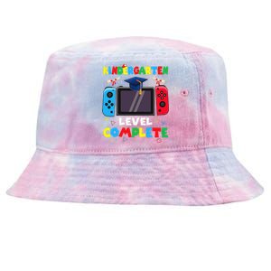 Kindergarten Level Complete Graduation Class 2024 Gamer Tie-Dyed Bucket Hat