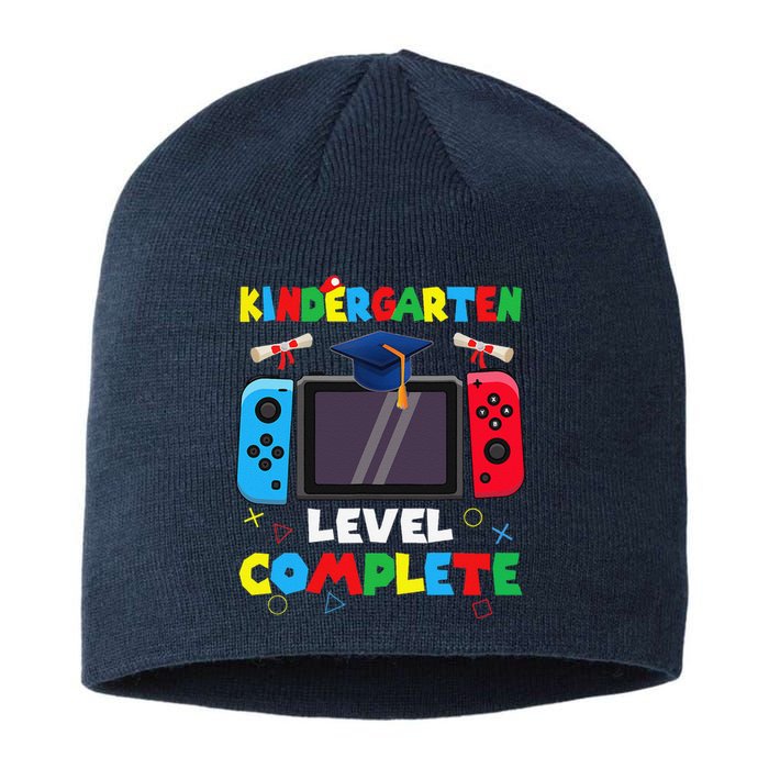 Kindergarten Level Complete Graduation Class 2024 Gamer Sustainable Beanie