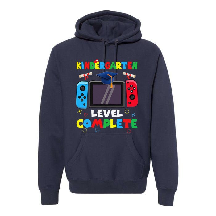 Kindergarten Level Complete Graduation Class 2024 Gamer Premium Hoodie