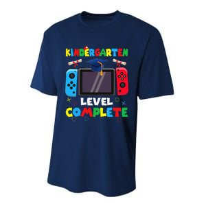 Kindergarten Level Complete Graduation Class 2024 Gamer Performance Sprint T-Shirt