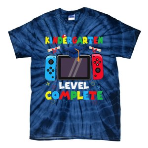 Kindergarten Level Complete Graduation Class 2024 Gamer Tie-Dye T-Shirt