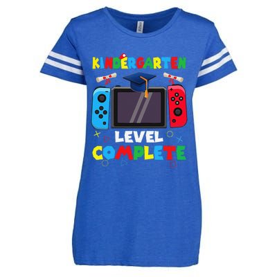 Kindergarten Level Complete Graduation Class 2024 Gamer Enza Ladies Jersey Football T-Shirt