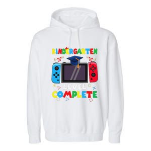 Kindergarten Level Complete Graduation Class 2024 Gamer Garment-Dyed Fleece Hoodie