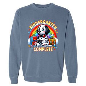 Kindergarten Level Complete Goodbye School Hello Summer Funny Gift Garment-Dyed Sweatshirt