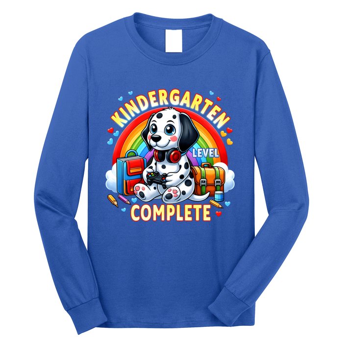 Kindergarten Level Complete Goodbye School Hello Summer Funny Gift Long Sleeve Shirt