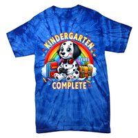 Kindergarten Level Complete Goodbye School Hello Summer Funny Gift Tie-Dye T-Shirt