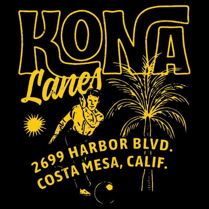 Kona Lanes Costa Mesa Ca Vintage Bowling Alley Bucket Hat