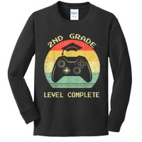 Kindergarten Level Complete Graduation Class Gamer Kids Long Sleeve Shirt